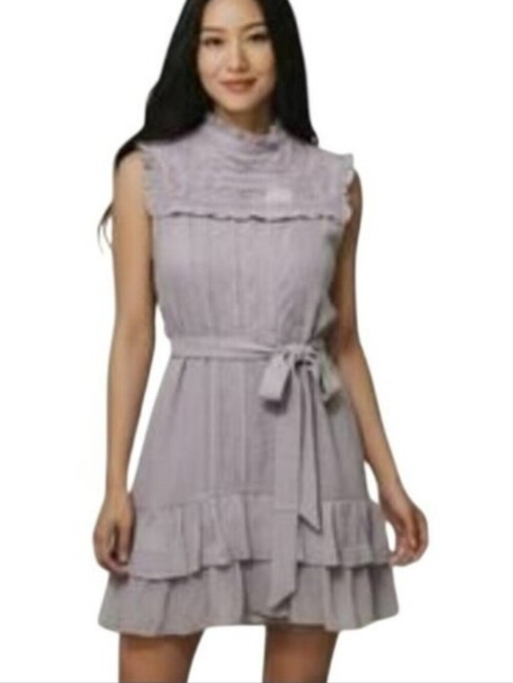 Dance & Marvel Lavendar Lace Dress Small New Women's Purple Ruffle Cottage